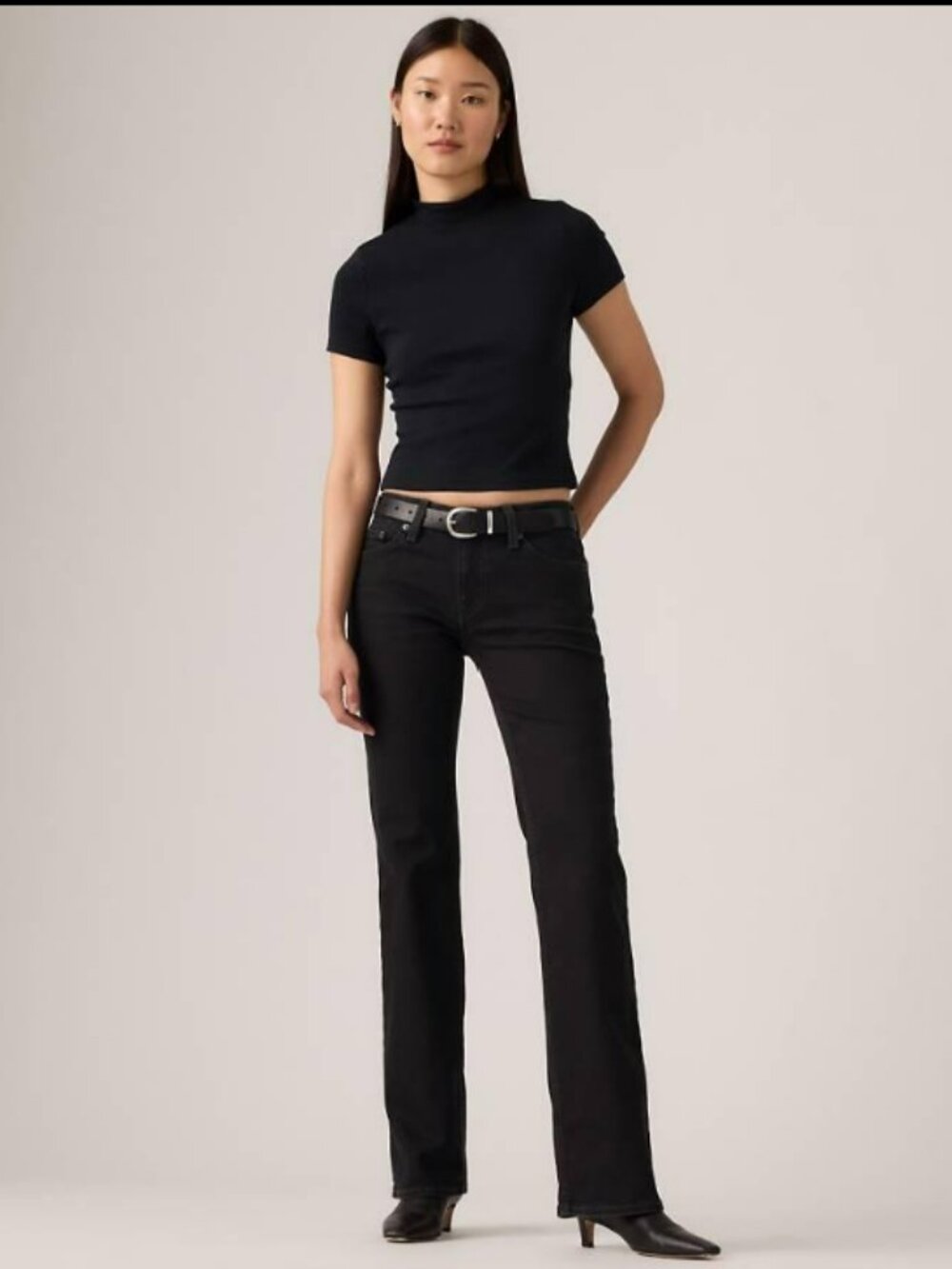 Levi’s Superlow Bootcut Jeans Black Low Rise W30 L30 Y2K Bootcut Denim